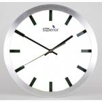 SECO Quartz Aluminium Wall Clock 300mm Diameter - A1209K 24604SS