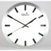 SECO Quartz Aluminium Wall Clock 300mm Diameter - A1209K 24604SS