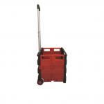 SECO Collapsible Shopping Cart RedBlack - ZY-LC-BR 24625SS