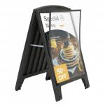 SECO Double-sided A-Frame Sign A1 - SSDA1-BLACK 24688SS