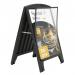 SECO Double-sided A-Frame Sign A1 - SSDA1-BLACK 24688SS