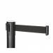 SECO Retractable 2m Post Black with Black Tape - RQB-1BLK 24947SS