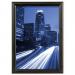 Seco A3 Snap Frame 25mm Satin Black Finish - BLACKA3 25003SS