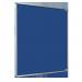 Magiboards Lockable Blue Felt Noticeboard 900x1200mm - GF1AB4PBLU 25052MA