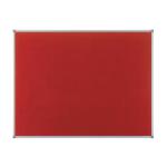 Nobo Classic Red Felt Noticeboard Aluminium Frame 1200x900mm 1902260 25064AC