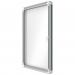 Nobo Premium Plus Outdoor Lockable Magnetic Whiteboard Display Case Aluminium Frame 6 x A4 White 709x668mm 1902578 25162AC