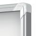 Nobo Premium Plus Outdoor Lockable Magnetic Whiteboard Display Case Aluminium Frame 6 x A4 White 709x668mm 1902578 25162AC