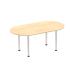 Dynamic Impulse 1800mm Boardroom Table Maple Top Silver Post Leg I000263 25166DY