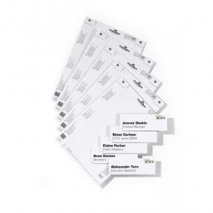 Durable Insert Sheets for Info Sign 149x52.5mm Pack 50 - 485002