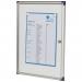 Nobo Extra Flat Magnetic Whiteboard Display Case Lockable 4 x A4 550x735mm 1900846 25211AC