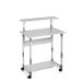 Durable SYSTEM PC Workstation Trolley 80 Variable Height Grey - 371810 25255DR