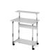 Durable SYSTEM PC Workstation Trolley 80 Variable Height Grey - 371810 25255DR