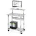 Durable SYSTEM PC Workstation Trolley 80 Variable Height Grey - 371810 25255DR