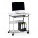 Durable SYSTEM PC Workstation Trolley 75 Fixed Height Grey - 379610 25269DR