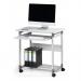 Durable SYSTEM PC Workstation Trolley 75 Fixed Height Grey - 379610 25269DR