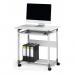 Durable SYSTEM PC Workstation Trolley 75 Fixed Height Grey - 379610 25269DR