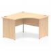 Dynamic Impulse 1200mm Corner Desk Maple Top Panel End Leg MI000450 25404DY