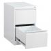 Phoenix FC Series 2 Drawer Filing Cabinet Grey with Key Lock - FC1002GGK 