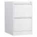 Phoenix FC Series 2 Drawer Filing Cabinet Grey with Key Lock - FC1002GGK 