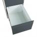 Phoenix FC Series 2 Drawer Filing Cabinet Grey Body Anthracite Drawers with Key Lock - FC1002GAK 