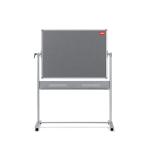Nobo Mobile Combination Grey Felt/Magnetic Whiteboard Aluminium Frame 900x1200mm 1901043 25624AC