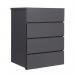 Phoenix Top Loading Pacel Box Graphite Grey with Key Lock - PB1331AAK 25633PH