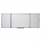 Nobo Confidential Lockable Non-Magnetic Whiteboard Aluminium Frame 900x1200mm 31630514 25687AC