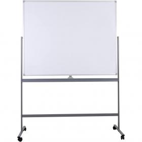 Twinco Mobile Double Sided Magnetic Floor Standing Whiteboard 1200x900mm White - TW5468 25717PL