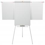 Nobo Classic Nano Clean Tripod Flipchart Easel Magnetic with Extension Arms Magnetic 685x1000mm Silver 1901918 25736AC