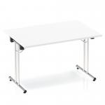 Dynamic Impulse 1200mm Folding Rectangular Table White Top I000708 25838DY