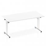 Dynamic Impulse 1600mm Folding Rectangular Table White Top I000709 25845DY