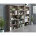 Affiliate 5 Shelf Bookcase W884 x D288 x H1676mm Hudson Elm Finish - 5427457 25850TK