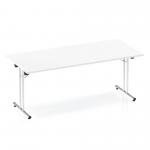 Dynamic Impulse 1800mm Folding Rectangular Table White Top I000710 25852DY
