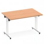 Dynamic Impulse 1200mm Folding Rectangular Table Oak Top I000796 25908DY