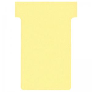 Nobo T-Cards A50 Size 2 Yellow Pack 100 2002004 26121AC