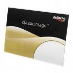 Deflecto A5 Landcape Slanted Literature Display Sign Holder Crystal Clear - 47505 26249DF