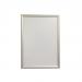 Deflecto A2 Wall Mounted 25mm Aluminium Snap Frame Literature Display Sign Holder Silver Effect Frame - SFA2S 26284DF