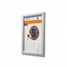 Deflecto A4 Wall Mounted 25mm Aluminium Snap Frame Literature Display Sign Holder Silver Effect Frame - SFA4S 26298DF