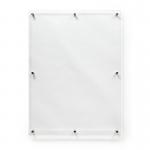 Deflecto A1 Wall Mounted Acrylic Poster Holder Literature Display Sign Holder Crystal Clear - AA1PH1 26312DF