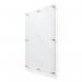 Deflecto A1 Wall Mounted Acrylic Poster Holder Literature Display Sign Holder Crystal Clear - AA1PH1 26312DF