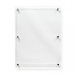 Deflecto A2 Wall Mounted Acrylic Poster Holder Literature Display Sign Holder Crystal Clear - AA2PH1 26319DF