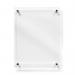 Deflecto A3 Wall Mounted Acrylic Poster Holder Literature Display Sign Holder Crystal Clear - AA3PH1 26326DF