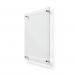 Deflecto A3 Wall Mounted Acrylic Poster Holder Literature Display Sign Holder Crystal Clear - AA3PH1 26326DF