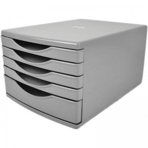 Deflecto A4 Desktop Drawer Organiser 5 Drawers - 1 x 60mm and 4 x 30mm