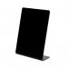 Deflecto A6 Portrait Slanted Countertop Chalkboard Black - SSPA614-2 26459DF