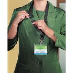 Durable Textile Lanyard made from Sustainable Bamboo 20mm Wide x 440mm Long with Snap Hook Black (Pack 10) - 824001 26494DR