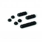 Durable CAVOLINE Clip Graphite (Pack of 7) - 504137 26536DR