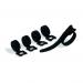 Durable CAVOLINE Grip Tie Black (Pack of 5) - 503601 26543DR