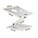 Durable Laptop Stand RISE Aluminium Ergonomic Adjustable Non-Slip Stand for Laptops & Tablets - 505023 26592DR