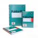 Pukka Pads Metallic Jotta Notepad Wirebound A5 5mm Squared 200 Perforated Pages Green (Pack 3) - JM021SQ 26725PK